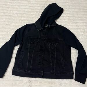Torrid Black Jacket with Hood